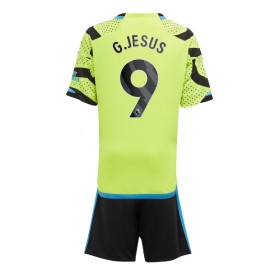 Dětský Fotbalový dres Arsenal Gabriel Jesus #9 2023-24 Venkovní Krátký Rukáv (+ trenýrky)